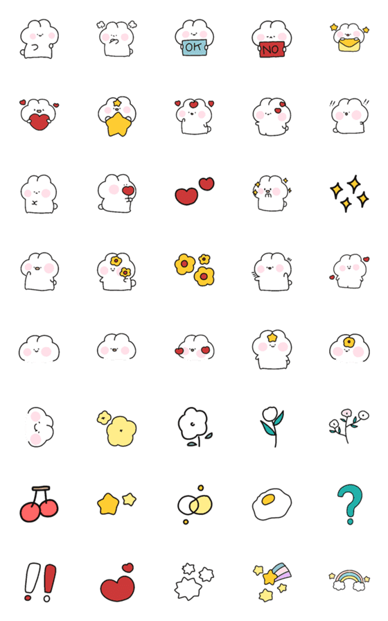 [LINE絵文字]Emoji bear 3の画像一覧