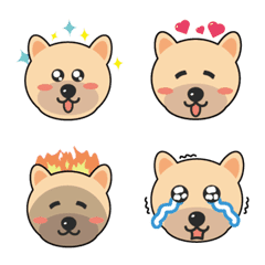 [LINE絵文字] Una-mix puppy Emojiの画像