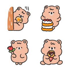 [LINE絵文字] little brown bearの画像