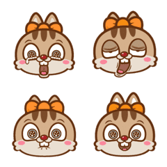 [LINE絵文字] flower chipmunkの画像