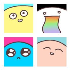 [LINE絵文字] colorful mochiの画像