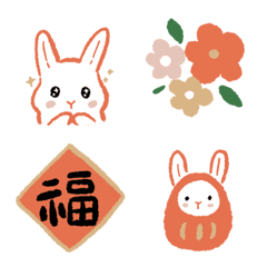 [LINE絵文字] Lucky rabbitの画像