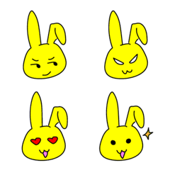 [LINE絵文字] fung fung rabbit's emojiの画像