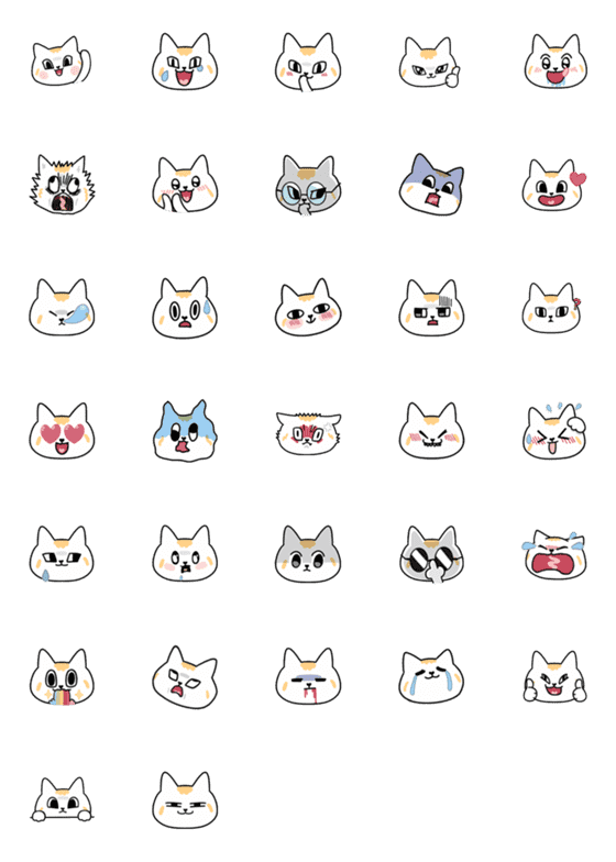 [LINE絵文字]Neneko Day  [ super moving emoji 1.0 ]の画像一覧