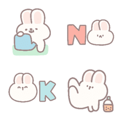 [LINE絵文字] Rabbit cute cute :)の画像