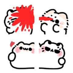 [LINE絵文字] Akunya and Maonya's emoji moveの画像