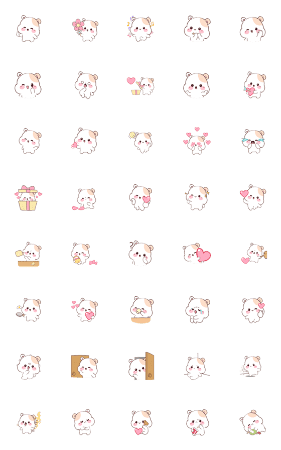 [LINE絵文字]Ferguso the Hamster (Animoji)の画像一覧