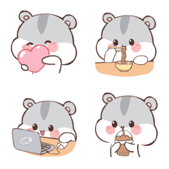 [LINE絵文字] Lato the Hamster (Emoji)の画像