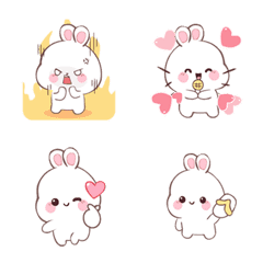 [LINE絵文字] Little Bunny (Animoji)の画像