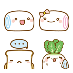 [LINE絵文字] Mantou - Emojiの画像