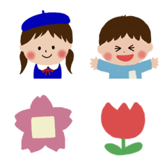 [LINE絵文字] 幼稚園えもじの画像