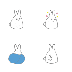 [LINE絵文字] Bunny from the Confused Planetの画像