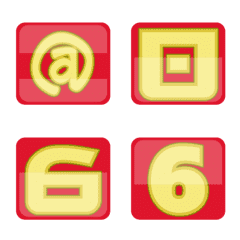 [LINE絵文字] Number emoji 66の画像