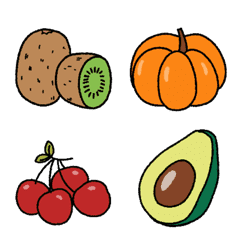 [LINE絵文字] Fruits and Vegetables Collectionの画像