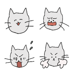 [LINE絵文字] 猫の表情の画像