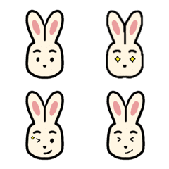 [LINE絵文字] paleyellow rabbitの画像