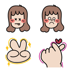 [LINE絵文字] emotion emoji face V.2の画像