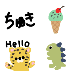 [LINE絵文字] カラフルかわちい絵文字の画像