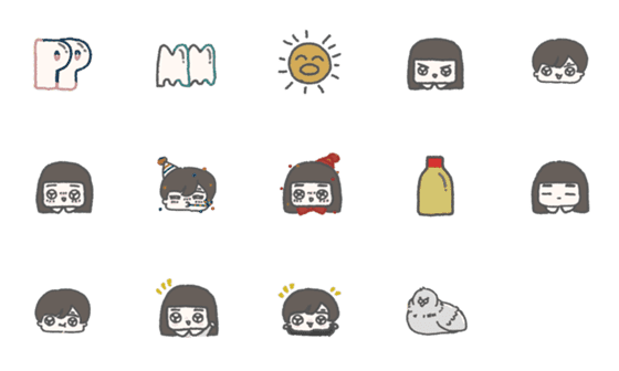 [LINE絵文字]mayopayo emoji 2の画像一覧