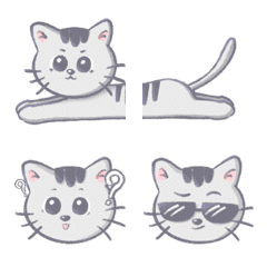 [LINE絵文字] Emoji Khanun meow Revised Versionの画像