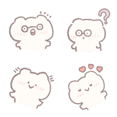 [LINE絵文字] Bear emoji cute cuteの画像