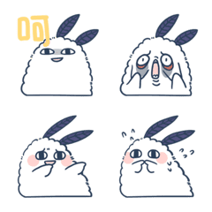 [LINE絵文字] Stingray ＆ friends  SeaRabbit emojiの画像