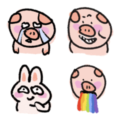 [LINE絵文字] Lilipig ugly cuteの画像