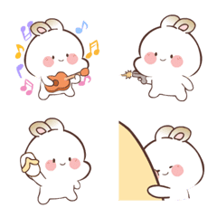 [LINE絵文字] Bunny Jajan (Emoji)の画像