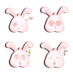 [LINE絵文字] jui little rabbitの画像