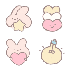 [LINE絵文字] Rabbit emoji 1.1の画像