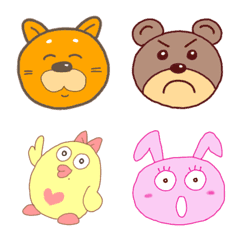 [LINE絵文字] Lovely Animals for everyoneの画像