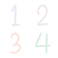 [LINE絵文字] I am Pastel Numbersの画像