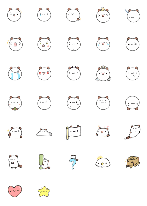 [LINE絵文字]ottter and its friendsの画像一覧