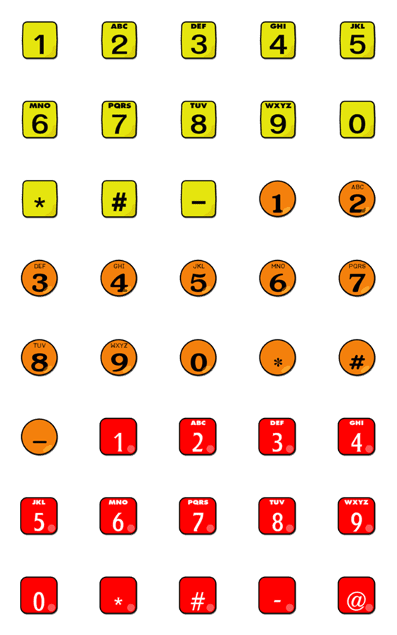 [LINE絵文字]Telephone numberの画像一覧