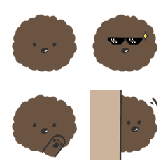 [LINE絵文字] Poodle emoticon-1の画像