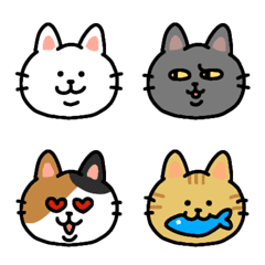 [LINE絵文字] 猫まみれ絵文字の画像