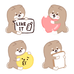 [LINE絵文字] ♡SHIBAINUさん♡の画像