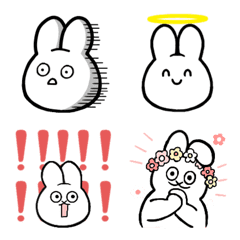 [LINE絵文字] Jiu Jiu Rabbit Stickers 2の画像