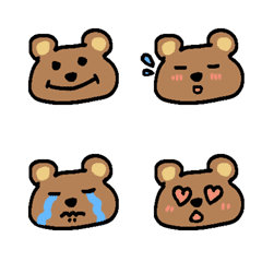 [LINE絵文字] Ha ha bearの画像