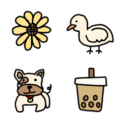 [LINE絵文字] Colorful emoji: 7の画像