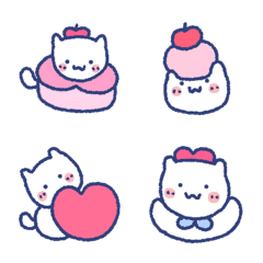 [LINE絵文字] * love catの画像