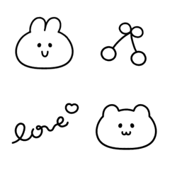 [LINE絵文字] ♡さりげない絵文字♡2♡ 静止版の画像