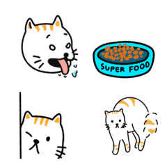 [LINE絵文字] Salmon cat funnyの画像