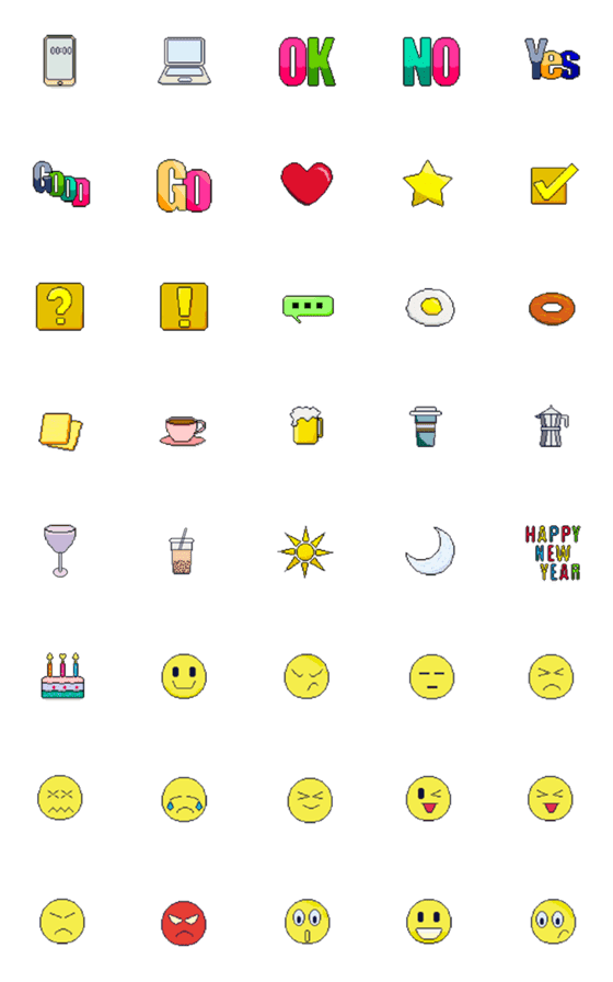 [LINE絵文字]Daily useful emoji(pix)の画像一覧