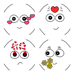 [LINE絵文字] eye contactの画像