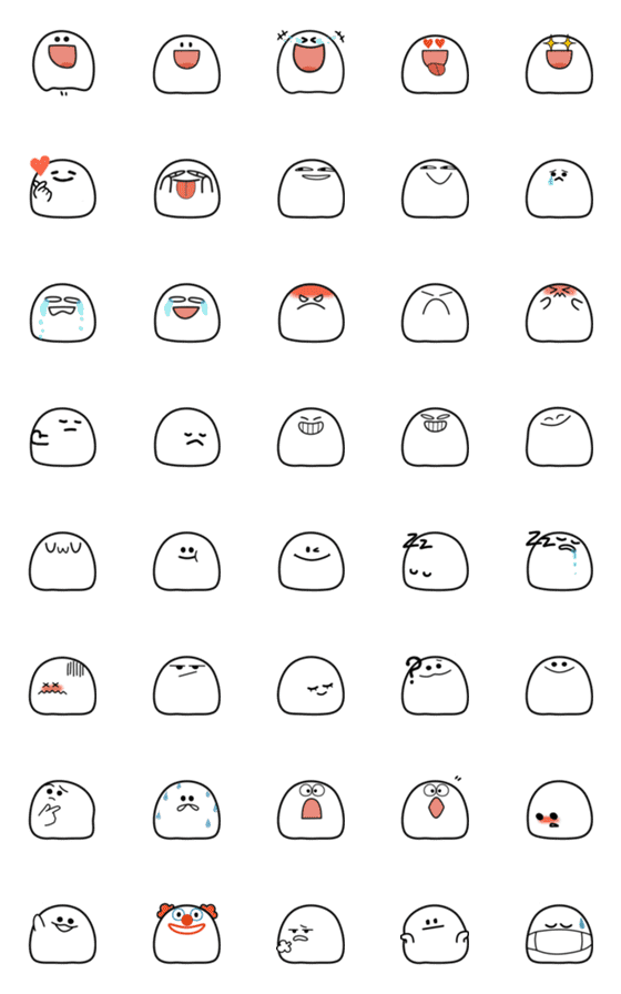 [LINE絵文字]Little Blob-chanの画像一覧