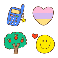 [LINE絵文字] Colorful emoji: 11の画像