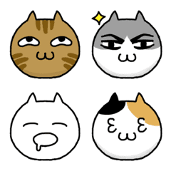 [LINE絵文字] 変顔猫さんの画像