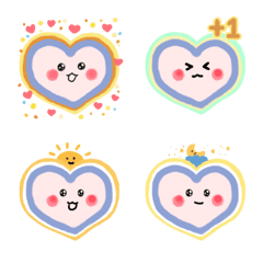 [LINE絵文字] Adorable sweet heart emojiの画像