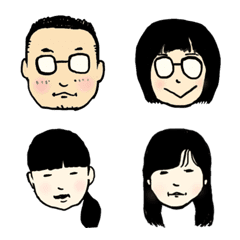 [LINE絵文字] M家の人々の画像